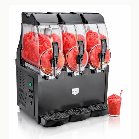 Remta Royal 12+12+12 Litre Üçlü Slush (Buzlaş) Karlamaç Makinesi - ST43 ürün görseli 1