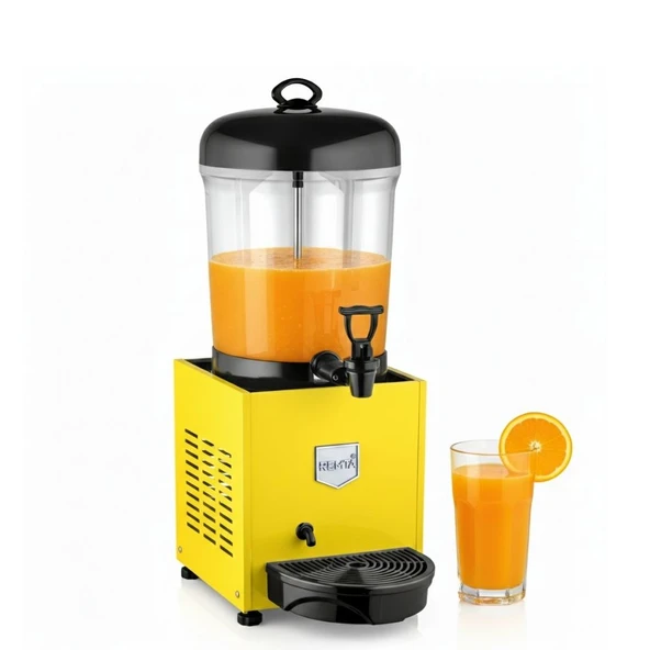 Remta ST18 Mini 7 Litre Şerbet ve Ayran Soğutucu - Sarı ürün görseli 1