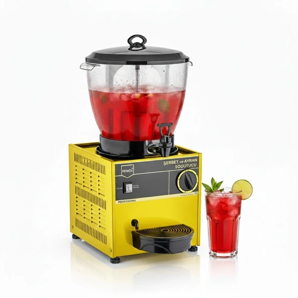 Remta Elegance ST15 16 Litre Şerbet ve Ayran Soğutucu - Sarı ürün görseli 1