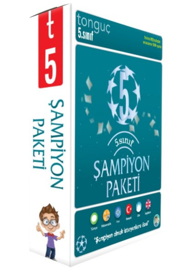 5. Sınıf Şampiyon Paketi - 6 Kitap Tonguç Akademi ürün görseli 1