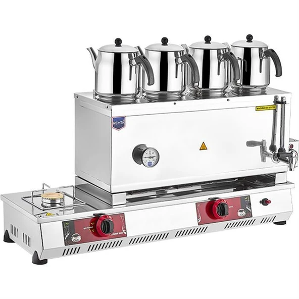 Remta 85 Model 4 Demlikli Doğalgazlı (CE) + Elektrikli Çay Ocağı 43 lt ürün görseli 1