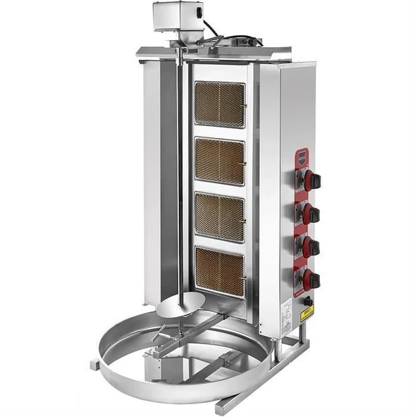 Remta 4 Radyanlı Üstten Motorlu Doğalgazlı (CE) Döner Ocağı ürün görseli 1