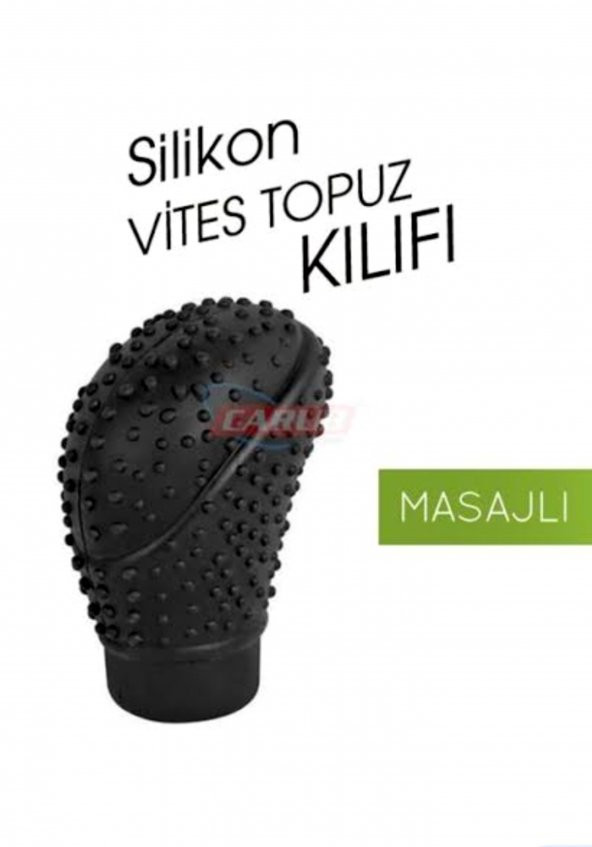 Silikon Vites Topuzu Masajlı Oval Siyah Br6219620 ürün görseli 1