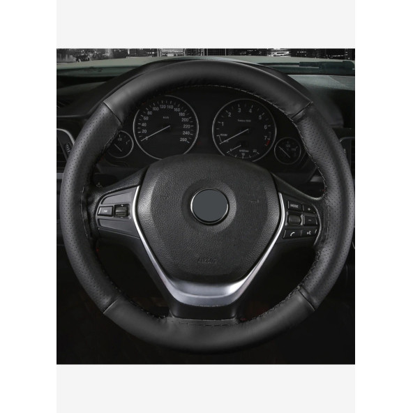 Dikmeli Direksiyon Kılıfı Noktalı-Soft Siyah Opel Astra J kasa Uyumlu ürün görseli 1