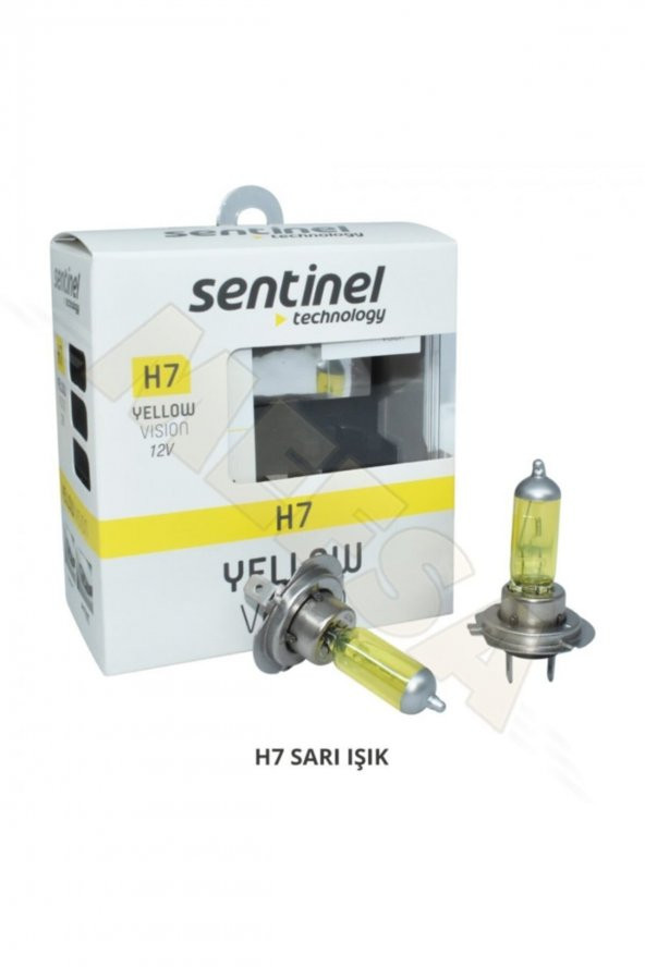Süper Sarı Işık 12v Ampül H7 ürün görseli 1