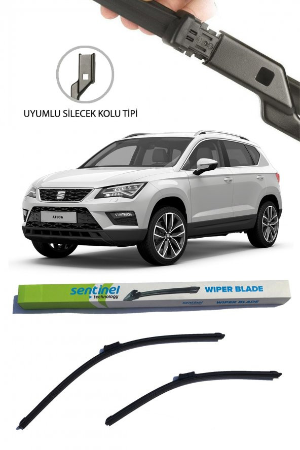 Seat Ateca Sentinel Araca Özel Silecek Takımı Sağ Ve Sol ürün görseli 1