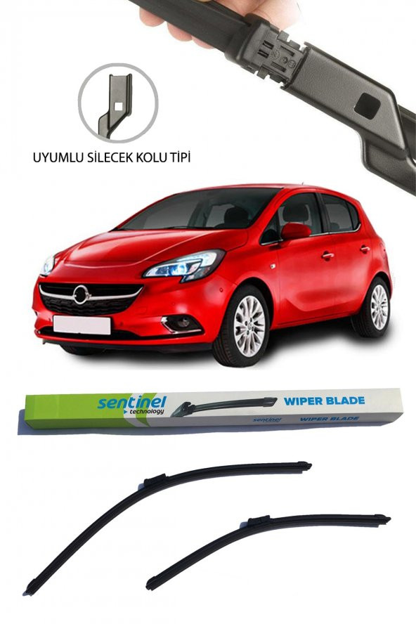 Opel Corsa E Sentinel Araca Özel Silecek Takımı Sağ Ve Sol ürün görseli 1