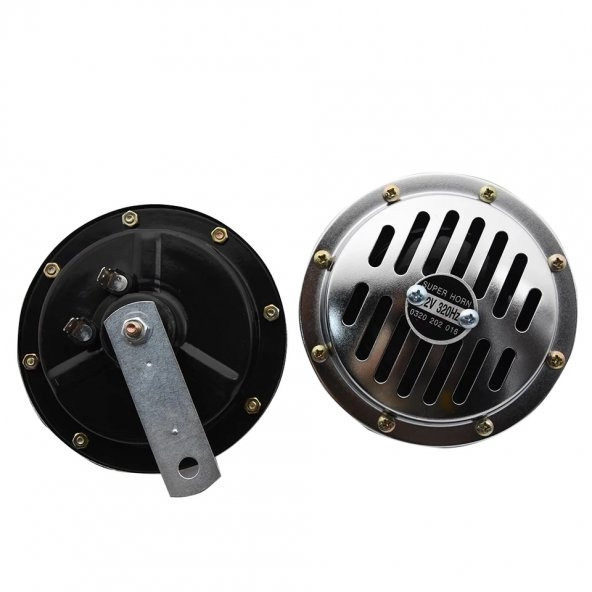 Korna super tone 12V hella tipi 13cm set - Resim 4