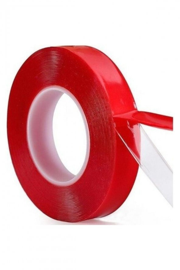 Çift taraflı band şeffaf 6mm*5mt ürün görseli 1