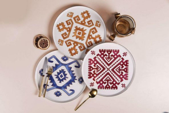 Porland Arabesque 6 lı Servis Takımı 27 cm 04ALM007237 ürün görseli 1