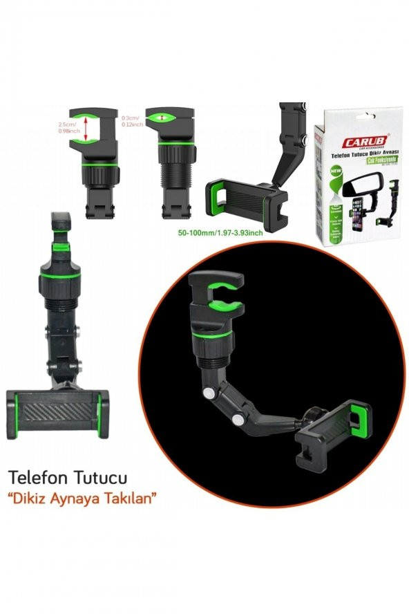 Telefon Tutucu Dikiz Aynaya Takılan Çok Fonksiyonlu Br5901960 ürün görseli 1