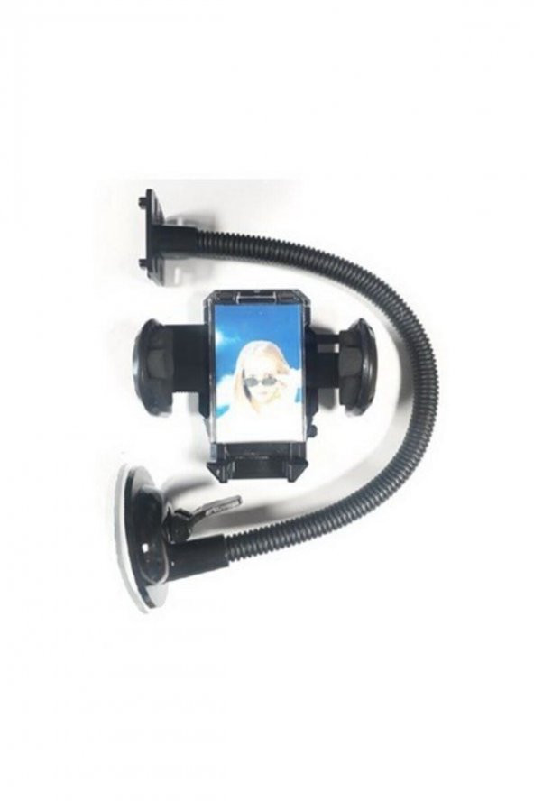 Telefon Tutucu 35cm Uzun Spral Vantuzlu - Resim 2