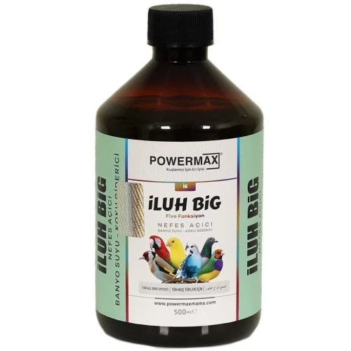 İluh Big ( Nefes Açıcı, Koku giderici ,deri ve tüy mantari, kursak mantarı sorunları ) ( 500 ml ) ürün görseli 1