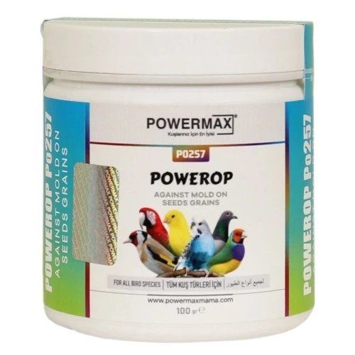 Powerop ( yem dezenfektanı) ( yemlerde mantar, bakteri,kelebek, ve küf önleyici ) 100 gr ürün görseli 1