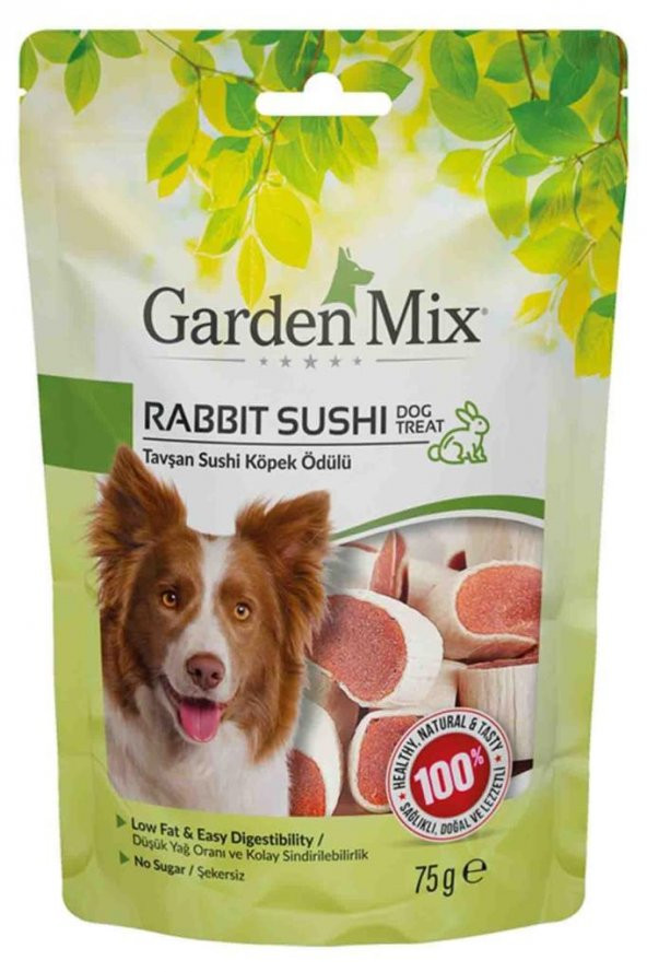 Gardenmix Tavşan Sushi Köpek Ödülü 75 Gr ürün görseli 1