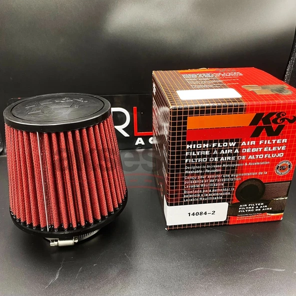 K&N Kn Performans Artırıcı Açık Hava Filtresi 7.6cm Kırmızı Renk  - Yüksek Performans ürün görseli 1