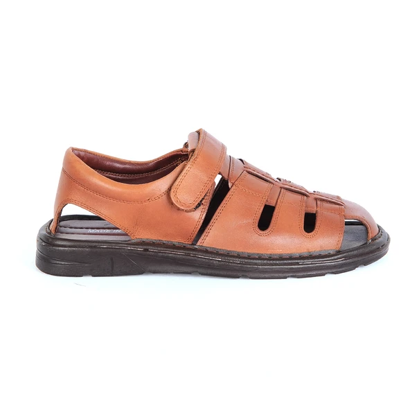 Moda Ayakkabı 659 Erkek Deri Sandalet ürün görseli 1