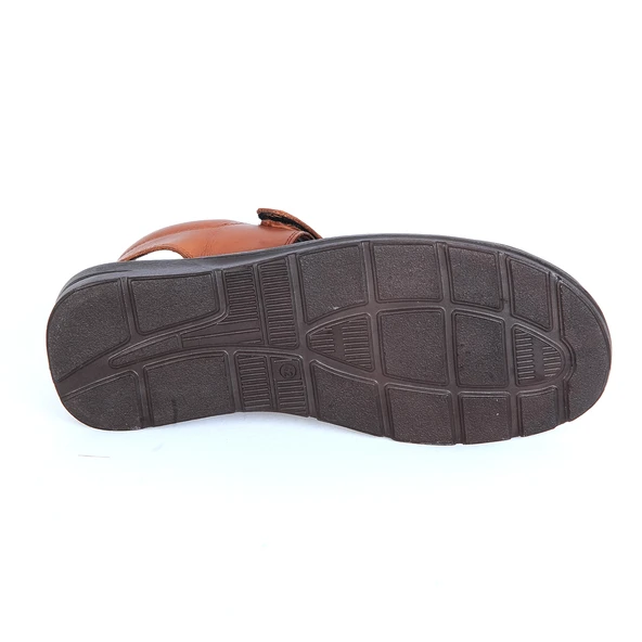 Moda Ayakkabı 659 Erkek Deri Sandalet - Resim 4