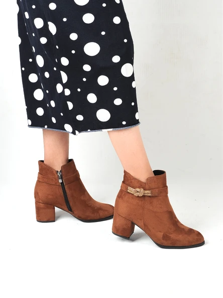 Moda Ayakkabı 23-134 Kadın 5 Cm Bot Ayakkabı - Resim 7