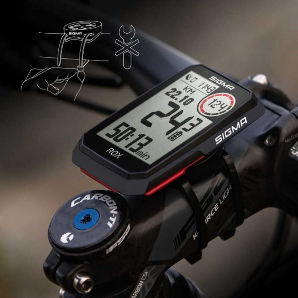 Sigma Rox 4.0 Gps Km Saati Hr Set - Resim 8