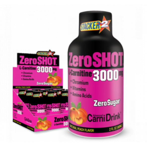 +1 HEDİYE ZeroSHOT Karnitin 3000mg  12 x 60ml ürün görseli 1