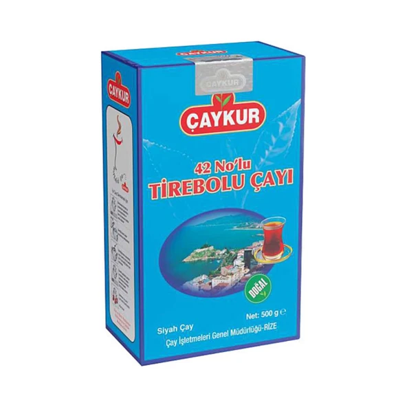 Çaykur 42 Nolu Tirebolu Siyah Dökme Çay 500 Gr - 15 Adet ürün görseli 1