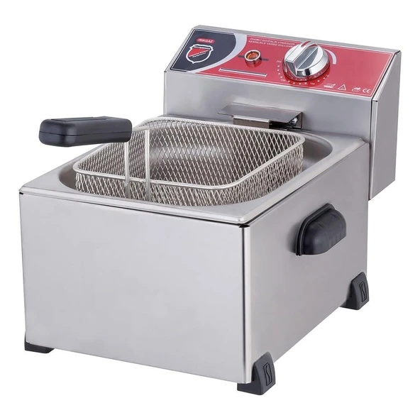 Işıkgaz Silver Endüstriyel Tekli 5 Litre Elektrikli Fritöz ürün görseli 1