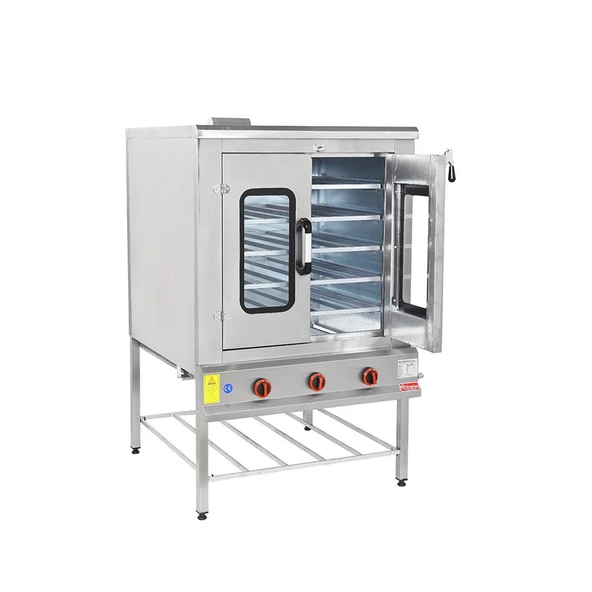 Himaksan  Çift Kapılı 100x100 Doğalgazlı Pasta Börek Fırını ürün görseli 1