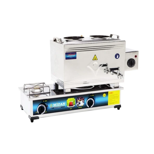 Mizan Doğalgaz+ Elektrikli 20 Litre (304 Çelik) Çay Kazanı ürün görseli 1