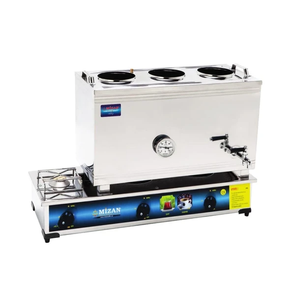 Mizan Doğalgazlı 40 Litre (430 Çelik) Çay Kazanı ürün görseli 1