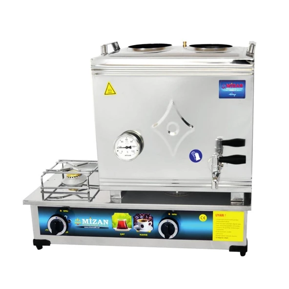 Mizan Tüplü 30 Litre (304 Çelik) Çay Kazanı ürün görseli 1