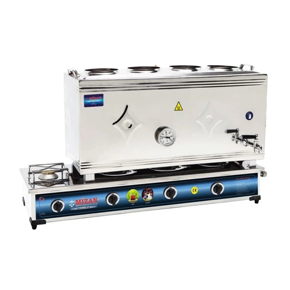 Mizan Doğalgazlı 60 Litre (304 Çelik) Çay Kazanı ürün görseli 1