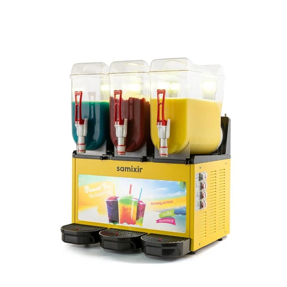 Samixir Triple Allure Üçlü 12+12+12 Lt Slush Buzlaş Karlamaç Makinesi SLUSH-36-YA ürün görseli 1