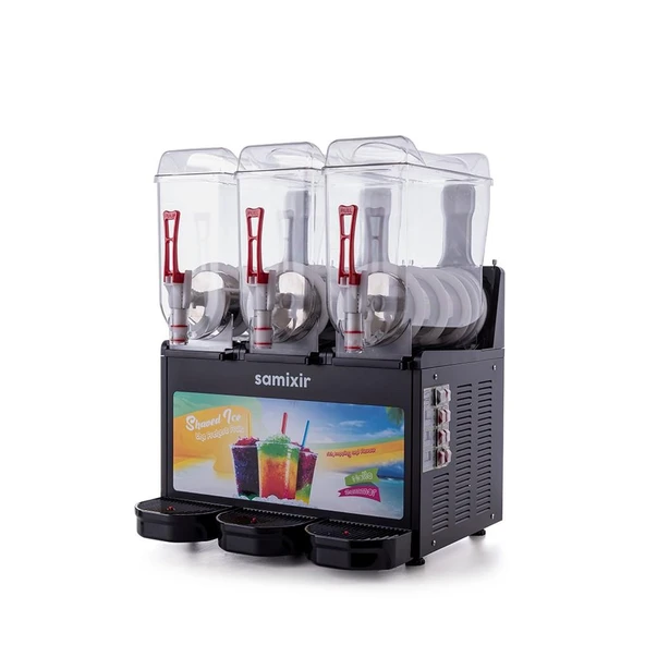 Samixir Triple Allure Üçlü 12+12+12 Lt Slush Buzlaş Karlamaç Makinesi SLUSH-36-BA ürün görseli 1