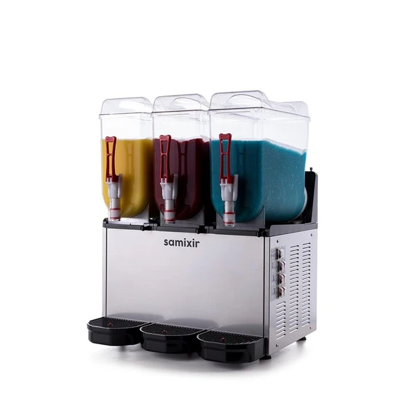 Samixir Triple Üçlü 12+12+12 Lt Slush Buzlaş Karlamaç Makinesi SLUSH-36-I ürün görseli 1