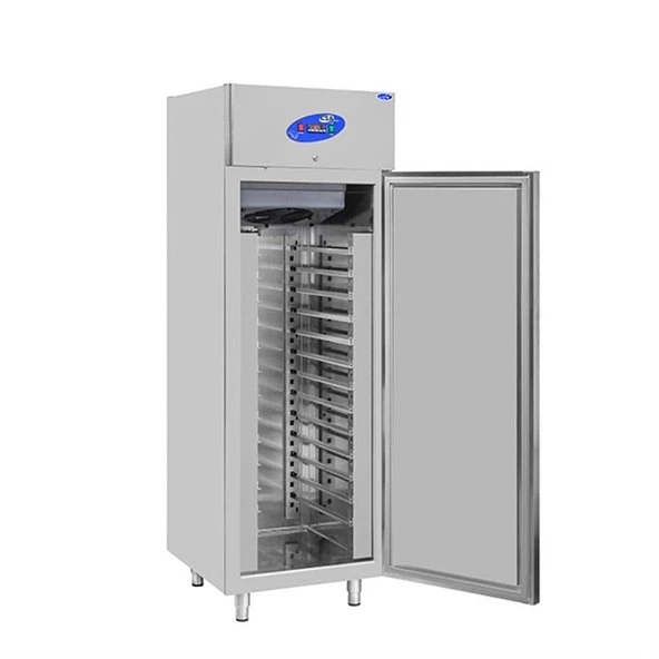 CSA Karacasan  700 Lt Tek Kapılı Statik Soğutmalı Hamur Dinlendirme Buzdolabı(430 Çelik) ürün görseli 1
