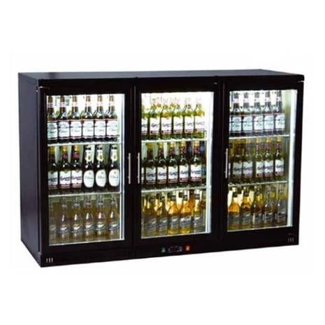 CSA Karacasan Üç Kapılı Set Üstü Bar Arkası Şişe Soğutucu Buzdolabı (210 Litre) ürün görseli 1