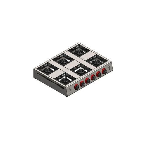 CSA Karacasan Doğalgazlı Altılı 6 Gözlü Mini Set Üstü Ocak ürün görseli 1