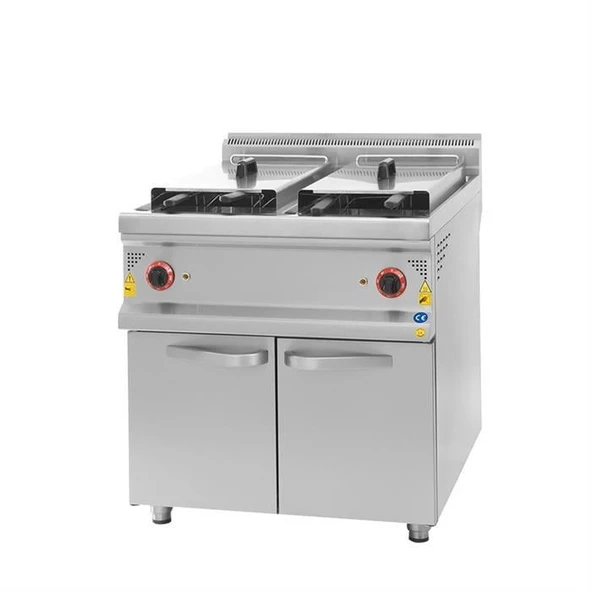 CSA Karacasan 900 Seri Dolaplı 24+24 Lt Elektrikli Fritöz ürün görseli 1