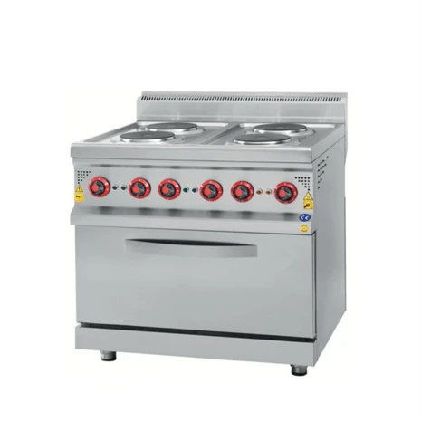 CSA Karacasan 700 Seri Elektrikli Dört Göz Kuzineli Ocak 80x70x85Cm ürün görseli 1