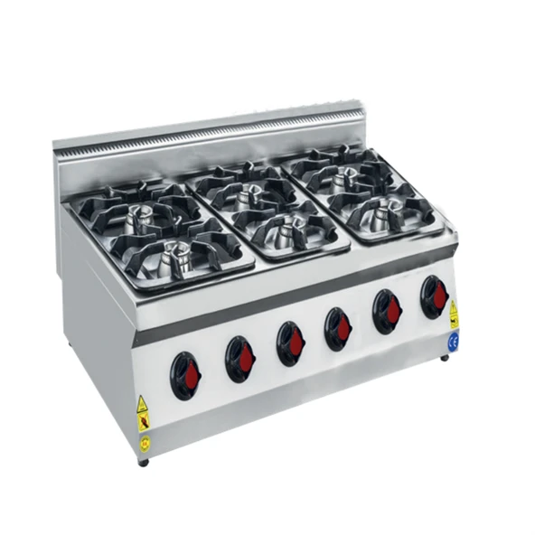 CSA Karacasan 120 cm 700 Seri Set Üstü Altı Gözlü Doğalgazlı Ocak ürün görseli 1