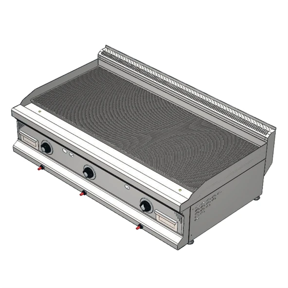 CSA Karacasan 900 Seri Set Üstü 120 cm Tüplü Tam Kanallı Izgara 120x90x85Cm ürün görseli 1