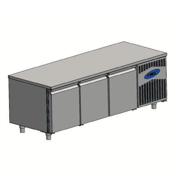 CSA Karacasan (430 Çelik) 615 Lt 200 cm Üç Kapılı Mangal Altı Kebap Dolabı ürün görseli 1