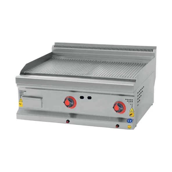 CSA Karacasan 80 cm 700 Seri Set Üstü Elektrikli Yarı Kanallı Izgara ürün görseli 1