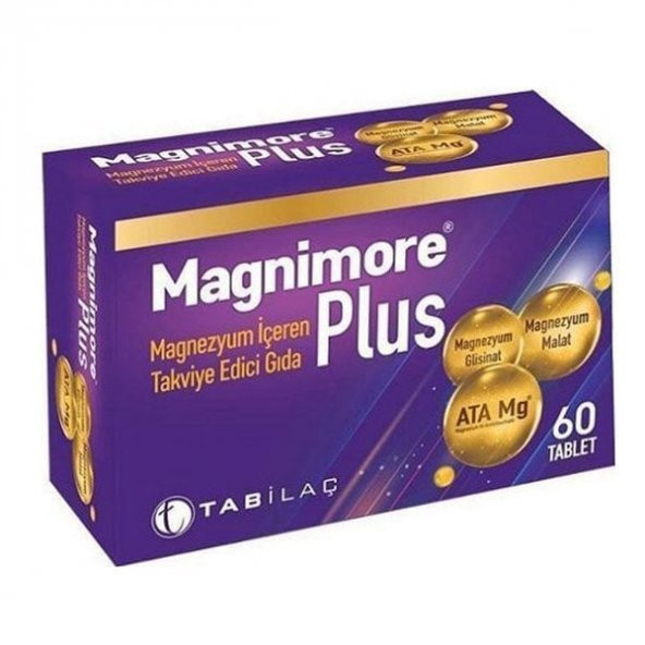 Magnimore Plus 60 Tablet ürün görseli 1