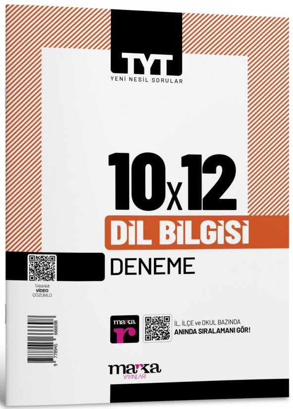 TYT Dil Bilgisi 10x12 Deneme Marka Yayınları ürün görseli 1