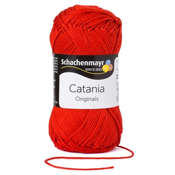 Catania El Örgü İpi / 50G / 115 Kırmızı ürün görseli 1