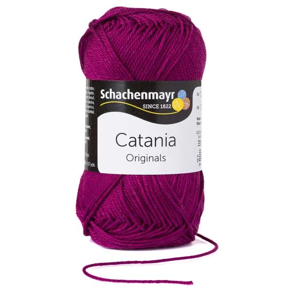 Catania El Örgü İpi / 50G / 128 Fuşya ürün görseli 1