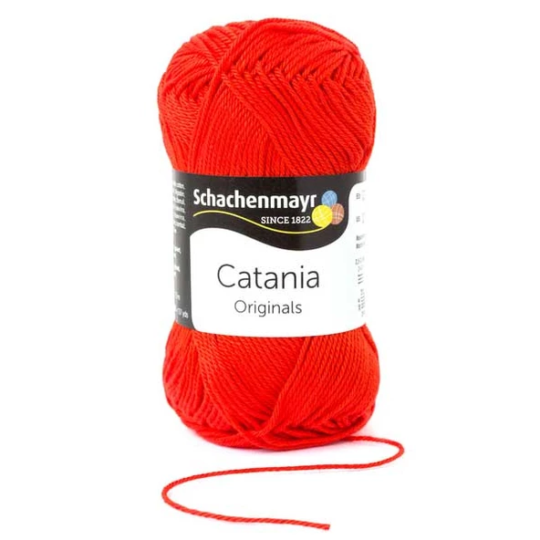 Catania El Örgü İpi / 50G / 390 Domates Kırmızı ürün görseli 1