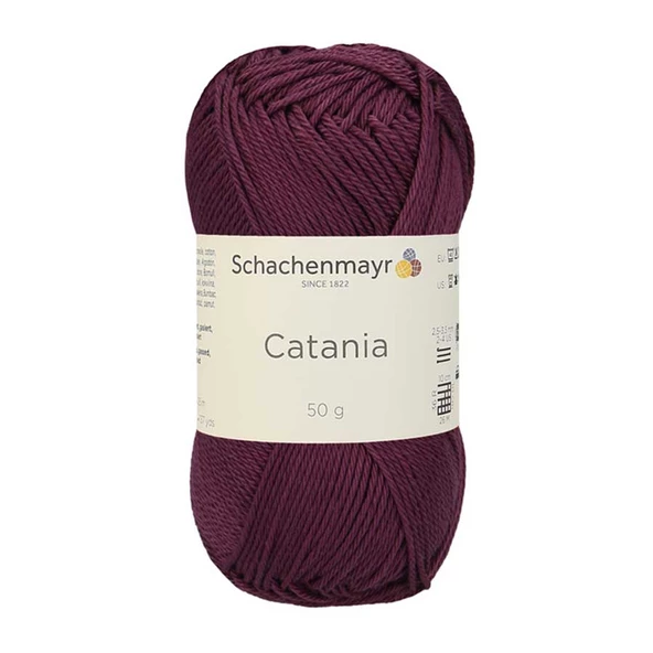 Catania El Örgü İpi / 50G / 394 Mürdüm ürün görseli 1